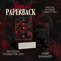 Toxic Discreet Signed Paperback - Dark Romance