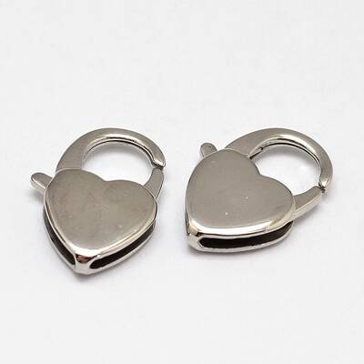 Tarnish Resistant 304 Stainless Steel Lobster Claw Clasps