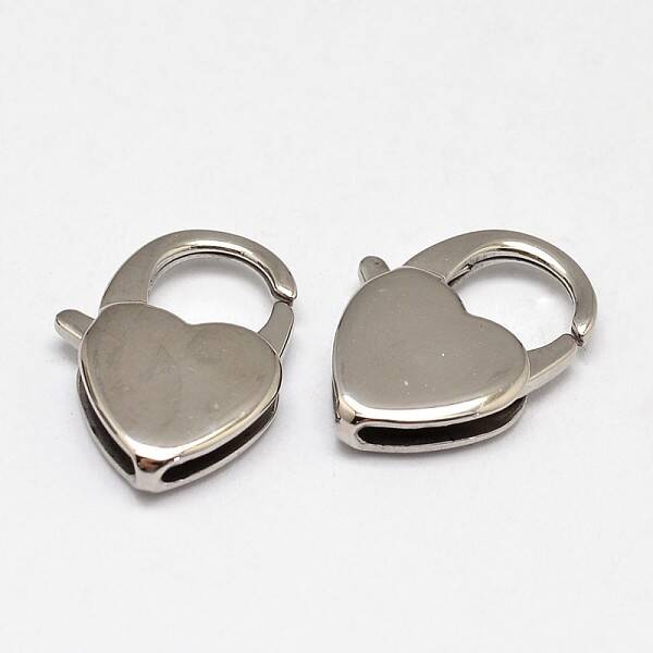 Tarnish Resistant 304 Stainless Steel Lobster Claw Clasps