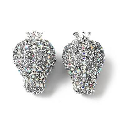 Opaque Acrylic Rhinestone Beads