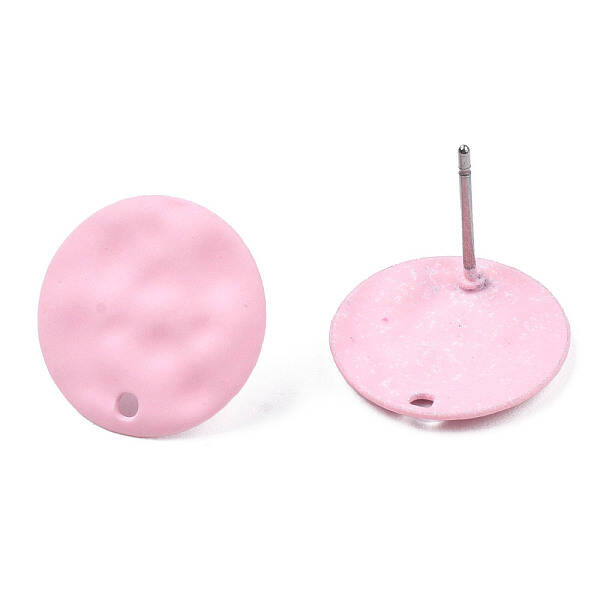 Spray Painted Iron Stud Earring Findings