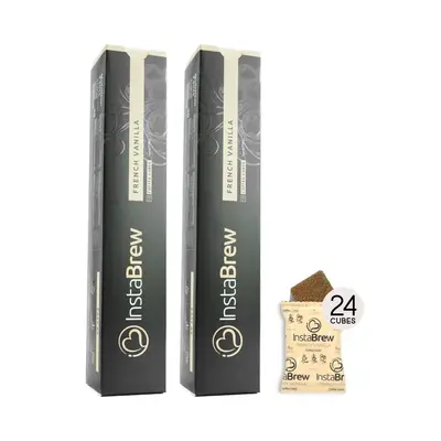 Instabrew French Vanilla Coffee - Single Serve with Low Sugar Natural Beverages - On-The-Go