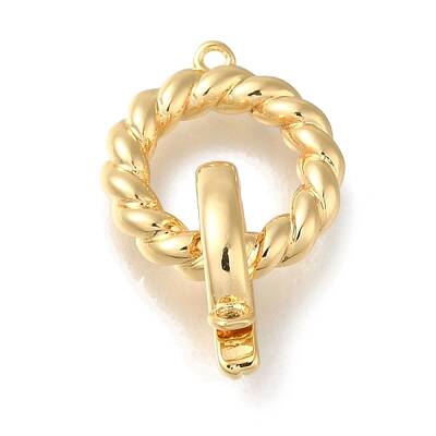 Brass Fold Over Clasps