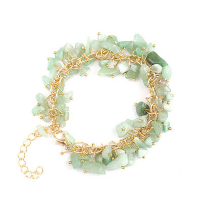 Natural Green Aventurine  Bead Bracelets