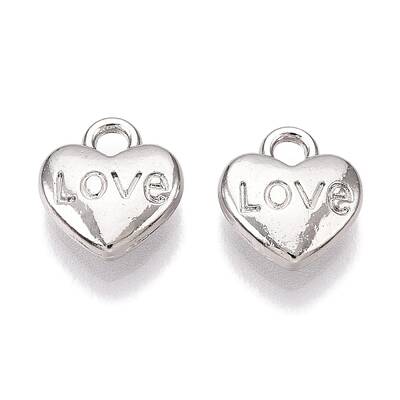 Valentine's Day Rack Plating Alloy Pendants