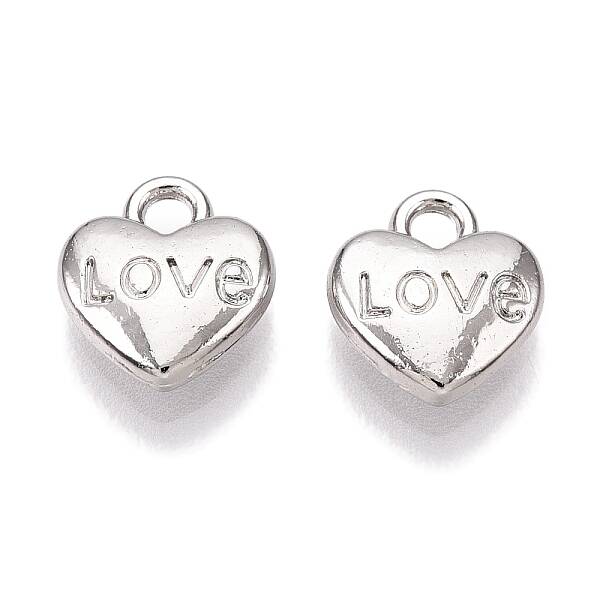 Valentine's Day Rack Plating Alloy Pendants