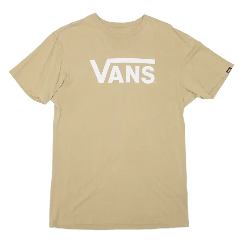VANS Mens T-Shirt Beige M