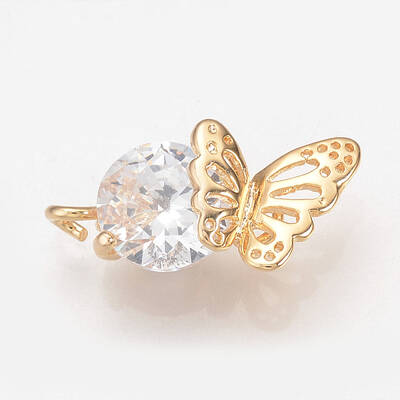 Brass Cubic Zirconia Pendants