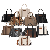 Wrangler Medium Tote Bag Top Handle Handbags Satchel Bag Women with Crossbody Strap