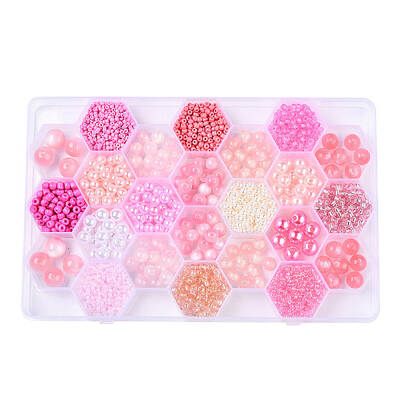 DIY 24 Style Acrylic & Resin Beads Jewelry Making Finding Kit