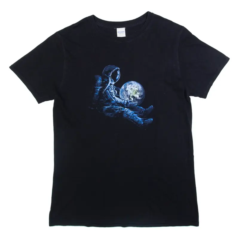 Space Mens T-Shirt Black M