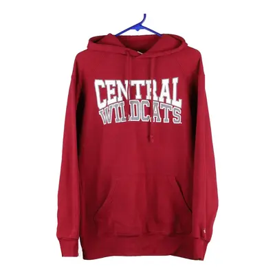 Central Wildcats Badger Sport Hoodie - Small Burgundy Cotton Blend