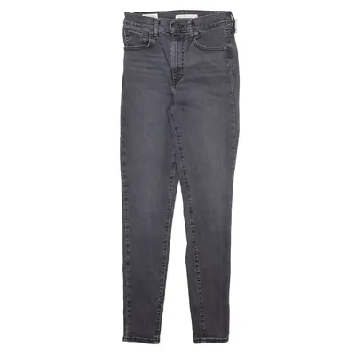 LEVI'S BIG E Womens Jeans Grey Slim Skinny Stone Wash W25 L29