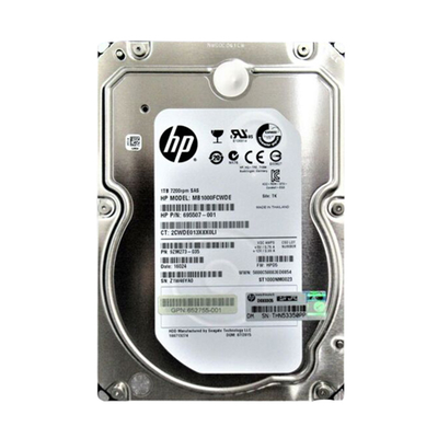 652755-001 HP 1TB 6Gb/s SAS 7200 3.5-inch 64MB Hard Drive