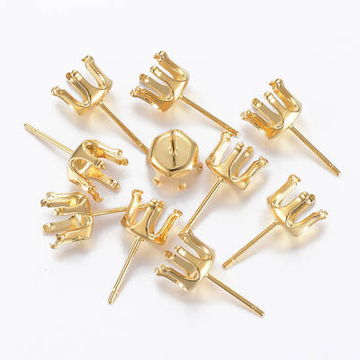 304 Stainless Steel Stud Earring Settings