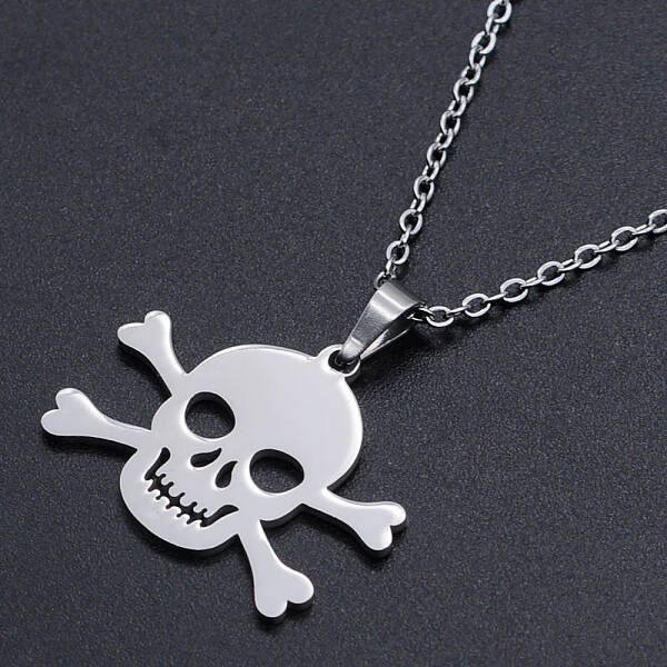 Non-Tarnish 201 Stainless Steel Pendants Necklaces