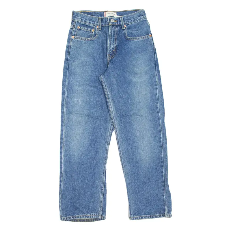 LEVI'S 569 Girls Jeans Blue Loose Straight Stone Wash W27 L27