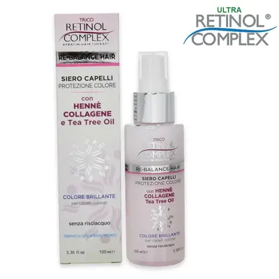 Keratin Complex Siero 100 Ml Protezione Colore Con Henn & Collagene