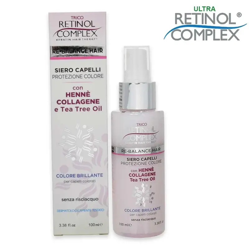 Keratin Complex Siero 100 Ml Protezione Colore Con Henn & Collagene