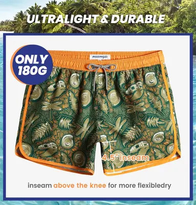 maamgic Mens Boys Short 80s 90s Vintage Swim Trunks, Regular Fit Summer Clothes,Going Out Outfit, Beach Shorts Clothes for Ca...