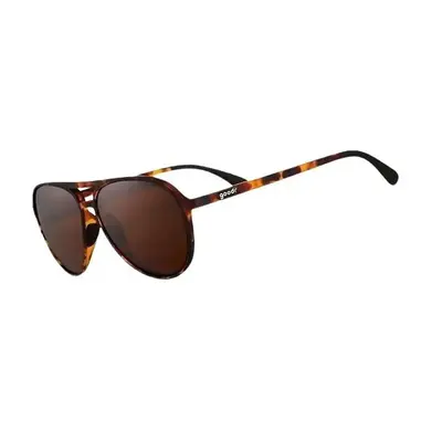 Amelia Earhart Ghosted Me - goodr Brown Tortoiseshell Mach G Aviator Polarized Sunglasses