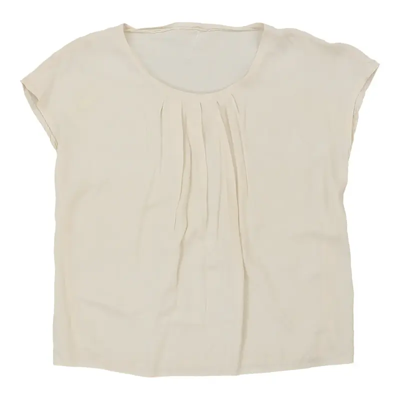 Unbranded Blouse - Large White Silk