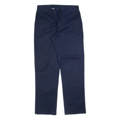 DICKIES Mens Trousers Blue Regular Straight W32 L32