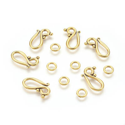 Tibetan Style Hook and Eye Clasps