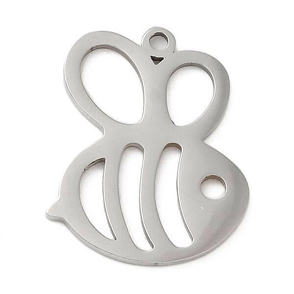 Non-Tarnish 5Pcs 201 Stainless Steel Charms