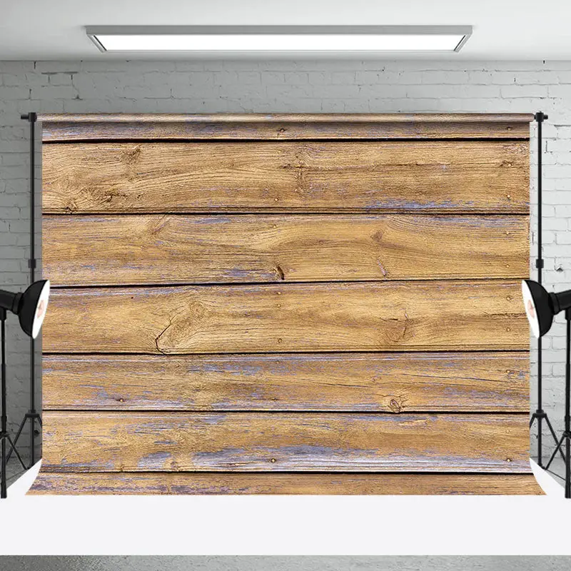 Brown Faded Wood Texture Backdrop For Photography - Aperturee