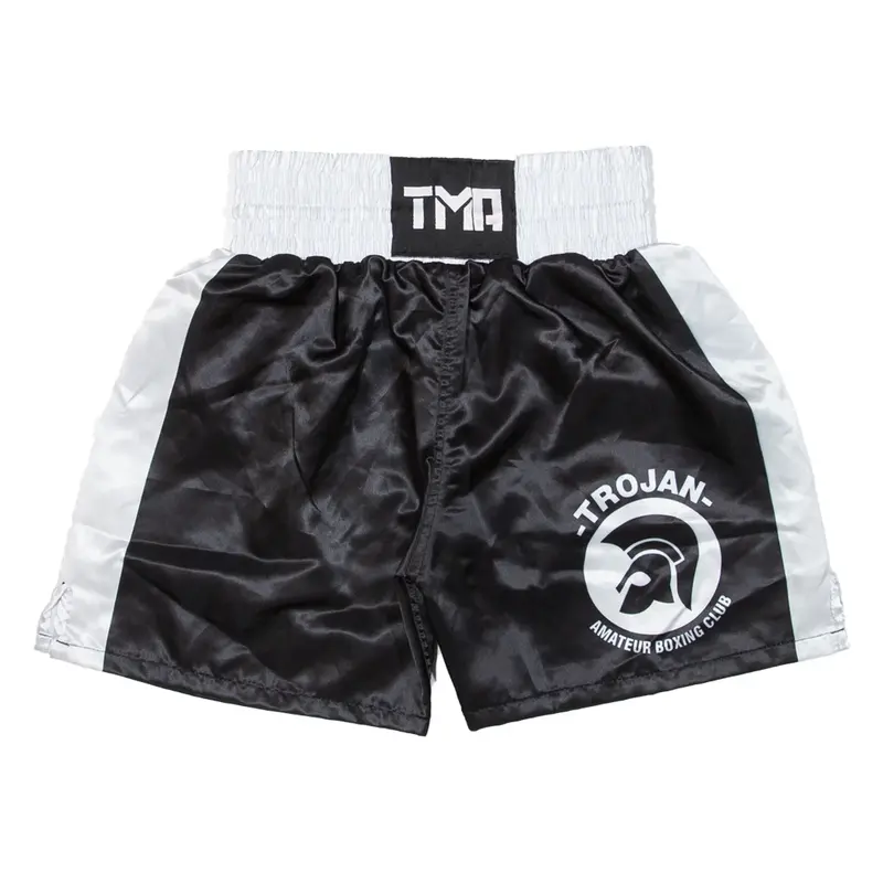 Thai Boxing Mens Sports Shorts Black Relaxed XS W24