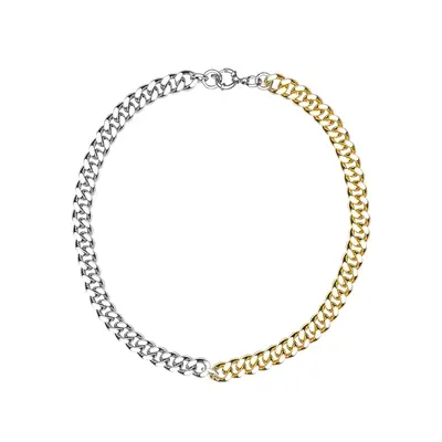 Caged Seawater Gemstone Necklace