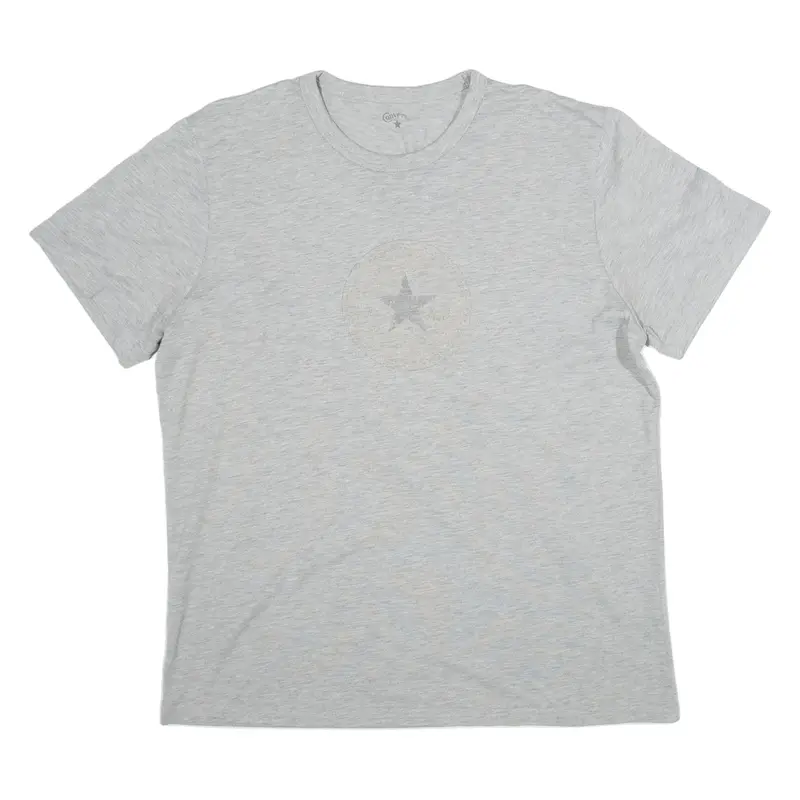 CONVERSE Mens T-Shirt Grey 2XL