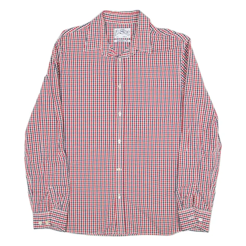 LEVI'S Shirt Red Check Long Sleeve Mens M