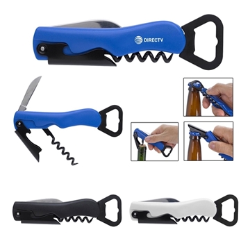 100 Promotional 4-In-1 Waiter's Knife - Multi-function