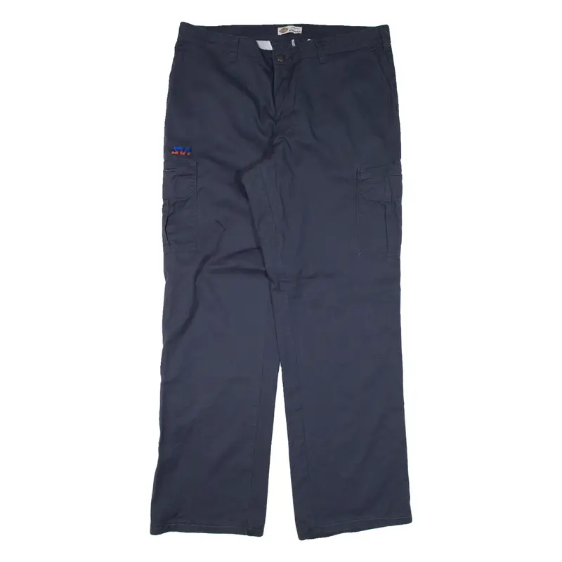 DICKIES Cargo Workwear Womens Trousers Grey Relaxed Straight W36 L32