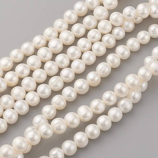 Natural Cultured Freshwater Pearl Beads Strands
