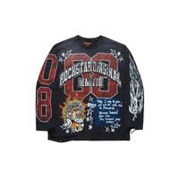 Shemar Vintage Black Long Sleeve T-Shirt