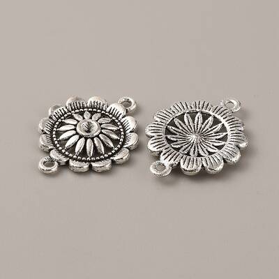 Tibetan Style Alloy Connector Rhinestone Settings