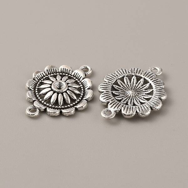 Tibetan Style Alloy Connector Rhinestone Settings