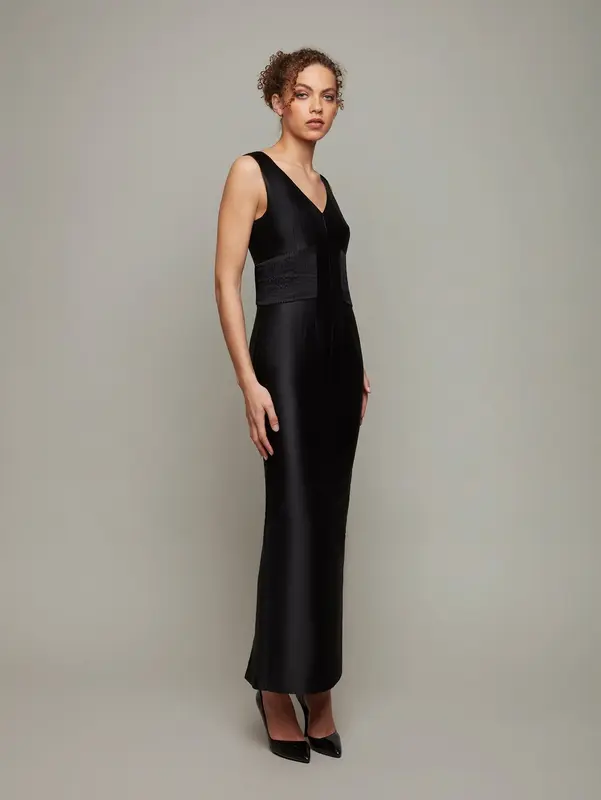 SCEPTRE | Column Evening Dress | Color: Black | Size: 8