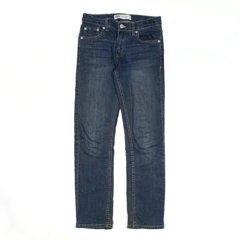LEVI'S 511 Jeans Blue Denim Slim Straight Boys W26 L27