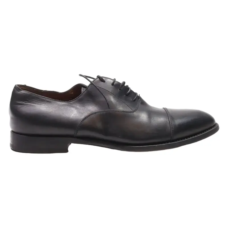 W.GIBBS Oxford Shoes Black Leather Mens UK 8