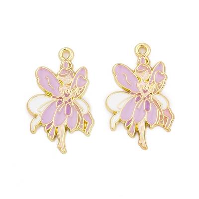 Rack Plating Alloy Enamel Pendants