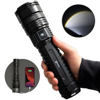TacRight 2 In 1 Flashlight & Powerbank for Emergency Use - Long Range Zoomable, Outdoor Safety Tool for Security Gadgets Rech...