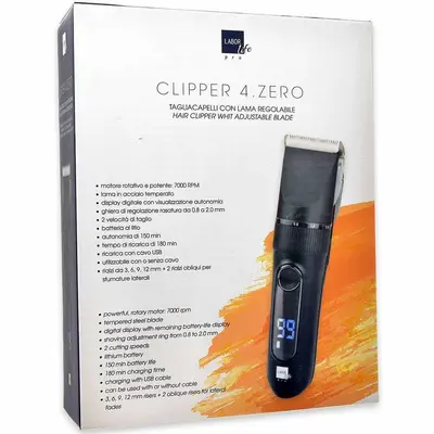 Labor Clipper 4 Zero Tagliacapelli Con Lama Regolabile Labor Life