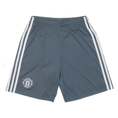 ADIDAS Manchester United Mens Sports Shorts Grey S W26