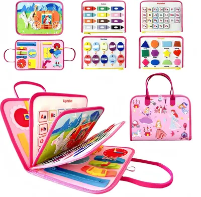 Halloween Fall Gifts Busy Board Montessori Toys for 1 2 3 4 Year Old Boys & Girls, Sensory Board for Toddlers 1-3, Preschool ...