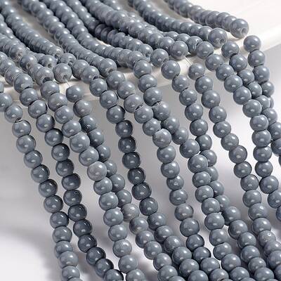 Painted Glass Beads Strands
