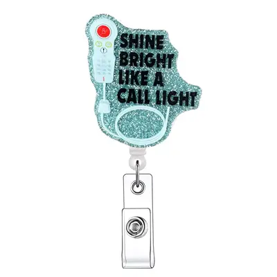 Creative Letter & Controller Design Badge Holder, 1 Count Retractable Badge Reel, Identification Badges & Supplies for Nurses...